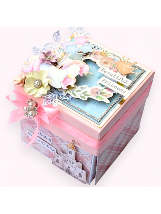 Sparkling Baby Girl explosion box