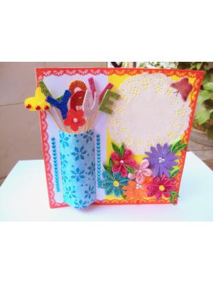 Sparkling Modern Colorful Greeting Card