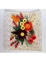 Multicolor Wild Floral Greeting Card