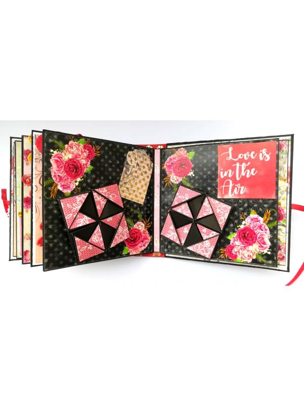 Quilled Love Birthday Handmade Scrapbook