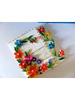 Multicolor Flowers Mini Scrapbook Greeting Card