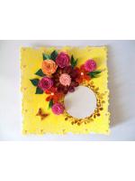 Yellow Themed Multiple Flowers Greeting Card