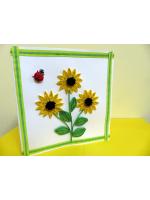 Bright Sunflowers Handmade Greeting Card