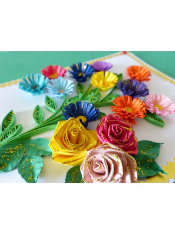 Lovely Bouquet Of Flowers Greeting Card