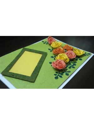 Yellow & Orange Roses Greeting Card Yellow & Orange Roses Greeting Card