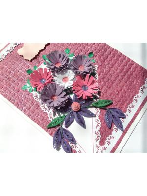 Sweet Purple Bouquet Greeting Card