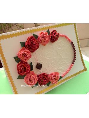 Rose Circle Greeting Card