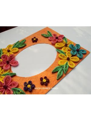 Flower Corners Greeting Card