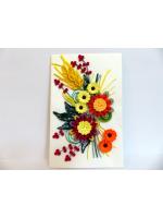 Colorful Variety Flowers Greeting Card