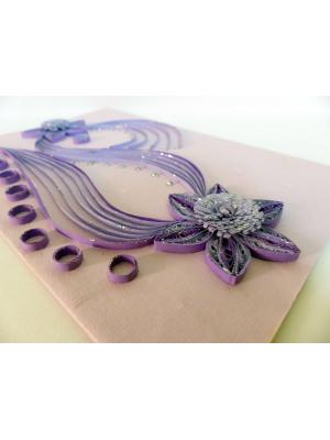 Purple Flowers Greeting Card