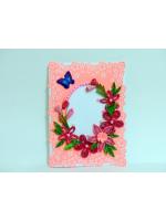 Awesome Pink Shaded Variety Flowers Greeting Card