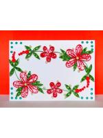 Red Wildflowers Greeting Card