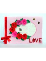 Valentine Roses Greeting Card