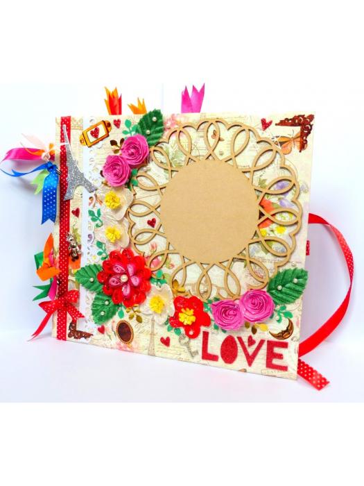 Handmade Quilled Love Scrapbook image