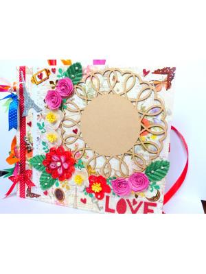 Handmade Quilled Love Scrapbook