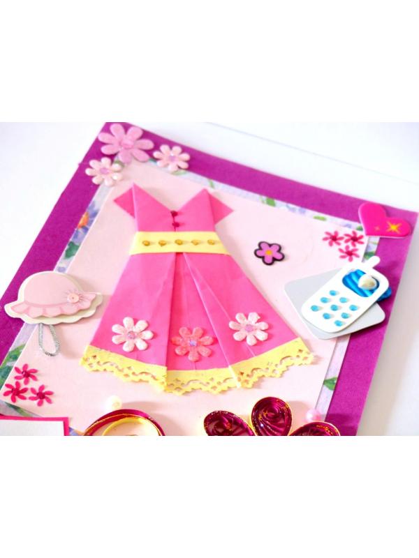 Handmade Special Girl Greeting Card image