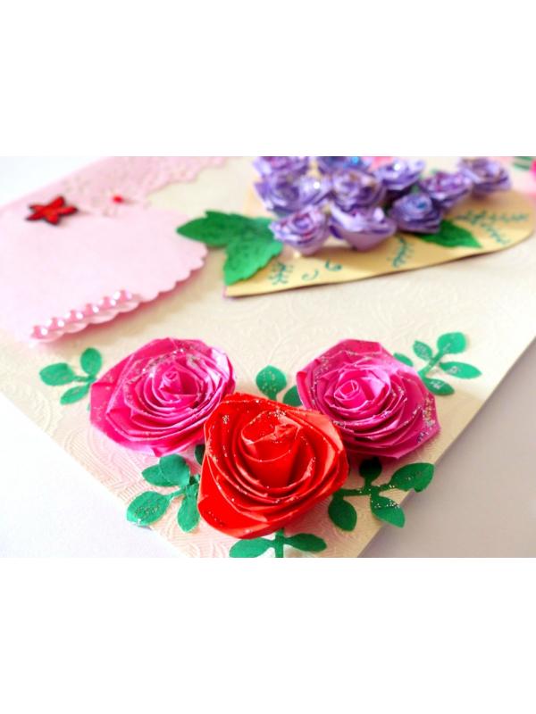 All Roses Valentine Greeting Card image
