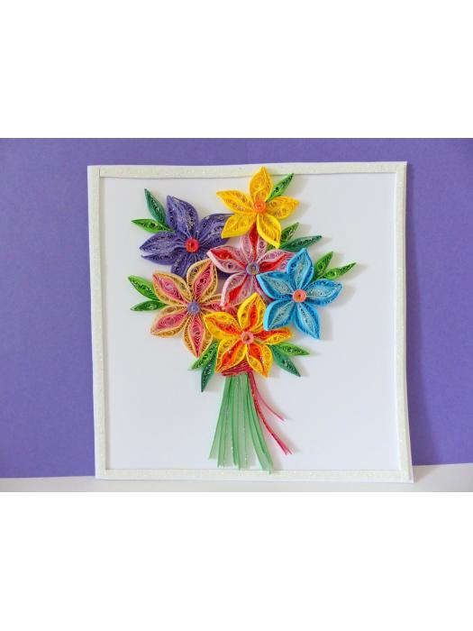 Flower Bouquet Greeting Card image