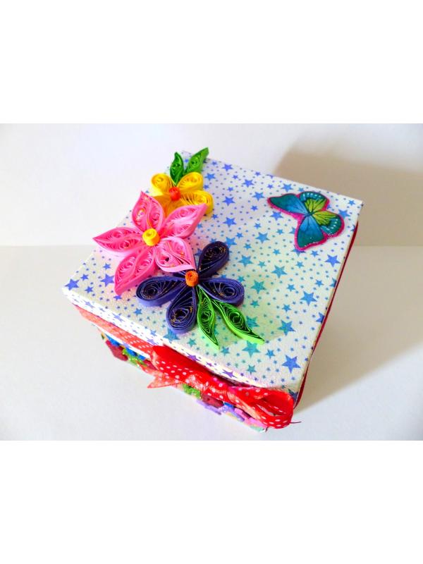 Quilled Birthday Explosion Box Greeting Card