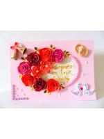 Sparkling Quilled Wedding Greeting Card