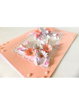 Sweet Pink and White Flowers Greeting Card