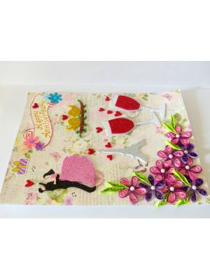 Happy Anniversary Quilled Greeting Card