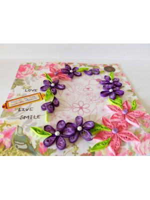 Purple Themed Greeting Card