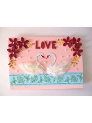 Swans Love Greeting Card