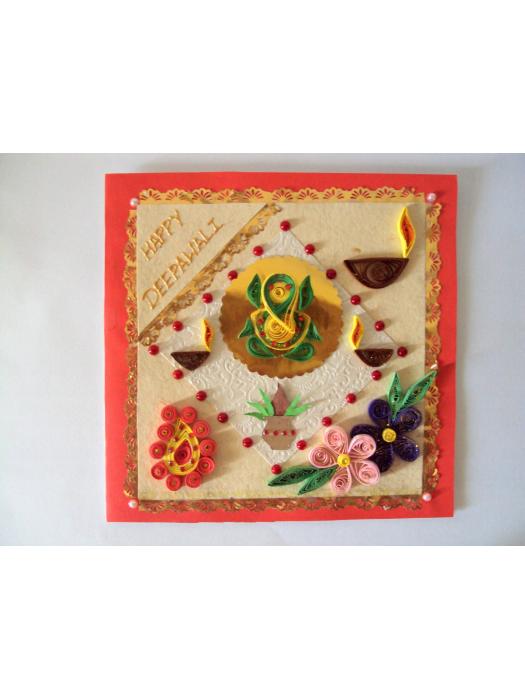 Happy Diwali Greeting Card