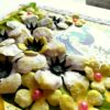 Sparkling white paper flowers handmade greeting card image Sparkling white paper flowers handmade greeting card image