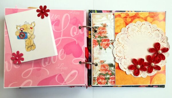 Some Love Moments Handmade Scrapbook Valentine gift image Some Love Moments Handmade Scrapbook Valentine gift image