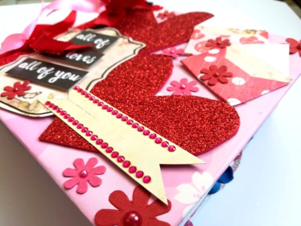 Some Love Moments Handmade Scrapbook Valentine gift image Some Love Moments Handmade Scrapbook Valentine gift image