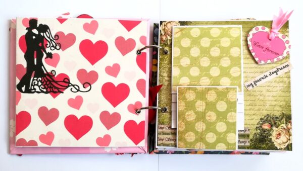 Some Love Moments Handmade Scrapbook Valentine gift image Some Love Moments Handmade Scrapbook Valentine gift image