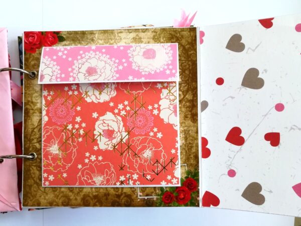 Some Love Moments Handmade Scrapbook Valentine gift image Some Love Moments Handmade Scrapbook Valentine gift image