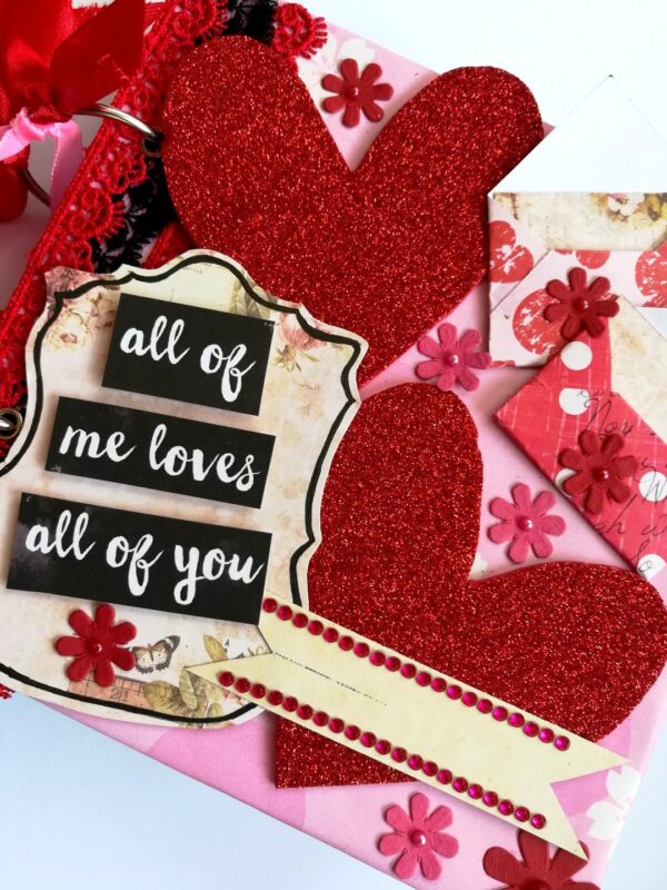 Some Love Moments Handmade Scrapbook Valentine gift image Some Love Moments Handmade Scrapbook Valentine gift image