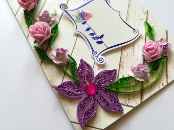 Purple Themed Greeting Card image Purple Themed Greeting Card image