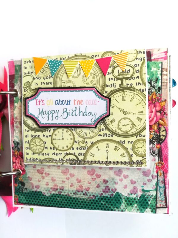 Treasured Memories Love and Birthday Scrapbook image Treasured Memories Love and Birthday Scrapbook image