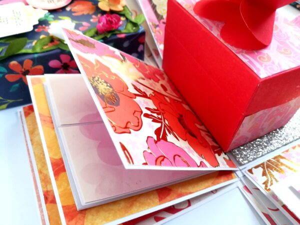 Love and Birthday Explosion Box with box and a mini booklet image Love and Birthday Explosion Box with box and a mini booklet image