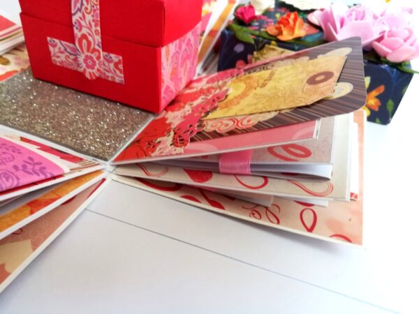 Love and Birthday Explosion Box with box and a mini booklet image Love and Birthday Explosion Box with box and a mini booklet image
