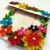 Multicolor Flowers Mini Scrapbook Greeting Card image Multicolor Flowers Mini Scrapbook Greeting Card image