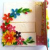 Multicolor Flowers Mini Scrapbook Greeting Card image Multicolor Flowers Mini Scrapbook Greeting Card image