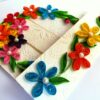Multicolor Flowers Mini Scrapbook Greeting Card image Multicolor Flowers Mini Scrapbook Greeting Card image