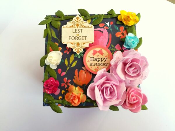 Love and Birthday Explosion Box with box and a mini booklet image Love and Birthday Explosion Box with box and a mini booklet image
