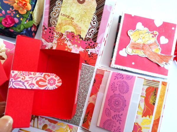 Love and Birthday Explosion Box with box and a mini booklet image Love and Birthday Explosion Box with box and a mini booklet image