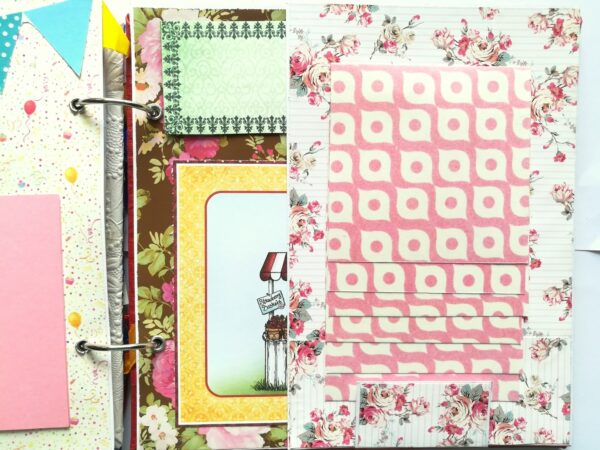 Happy Birthday Handmade scrapbook album image Happy Birthday Handmade scrapbook album image