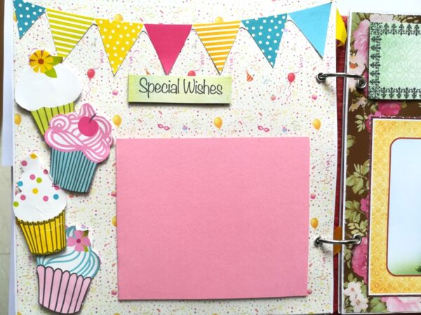 Happy Birthday Handmade scrapbook album image Happy Birthday Handmade scrapbook album image