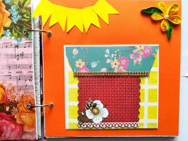 Happy Birthday Handmade scrapbook album image Happy Birthday Handmade scrapbook album image
