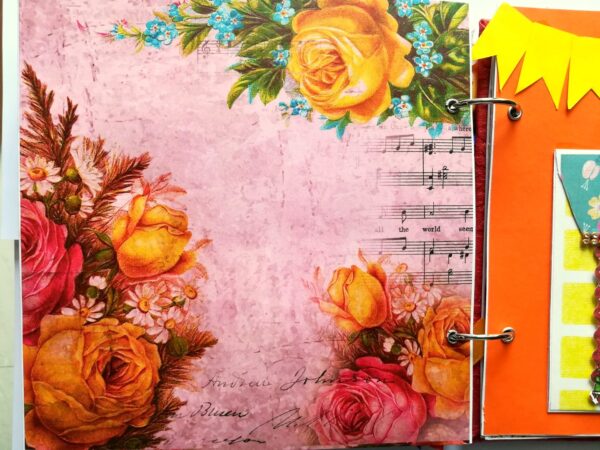 Happy Birthday Handmade scrapbook album image Happy Birthday Handmade scrapbook album image