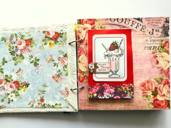 Happy Birthday Handmade scrapbook album image Happy Birthday Handmade scrapbook album image