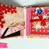 Floral Theme Love Valentine Handmade Scrapbook image Floral Theme Love Valentine Handmade Scrapbook image